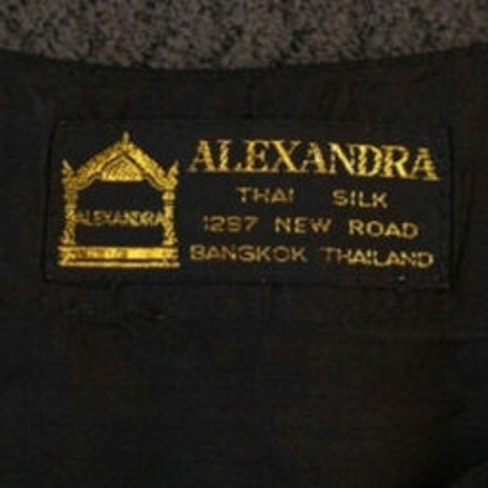 Alexandra Thai 100% Silk Black Dress Tank Top Ladies - Picture 2 of 3